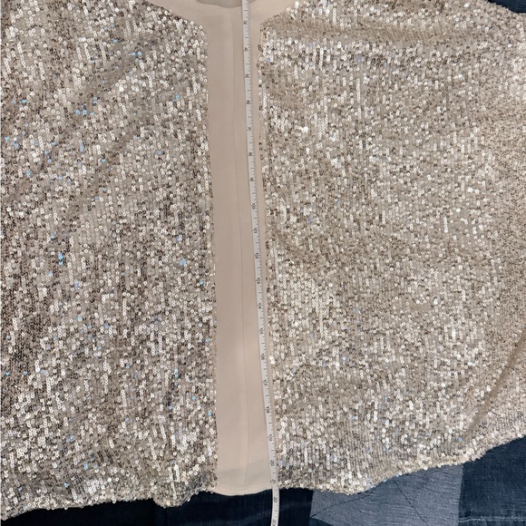 Maurices Silver/golden Sequin Camisole Top - Picture 5 of 9